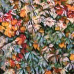 Photographie peinture feuilles et baies