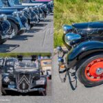 90 ans de la Citroën Traction Avant en 2024 circuit de Charade