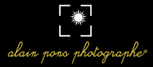 logotype marque alain pons photographe® pour ses activités professionnelles, sites internet 102024