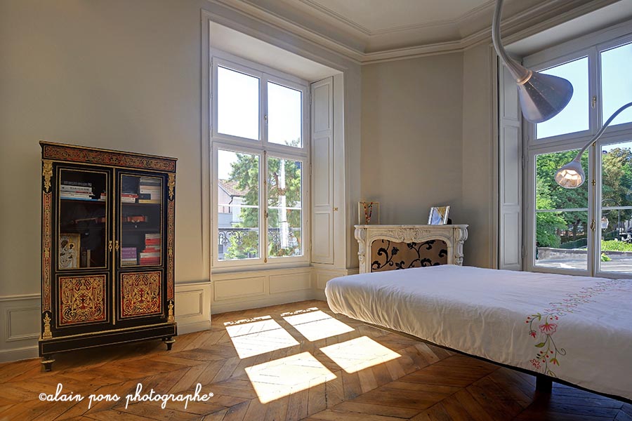 photographie de la chambre d’un appartement, photographie de la chambre d'un appartement à Clermont-Ferrand
