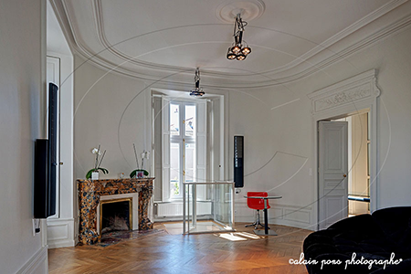 photographie de la pièce principale d’un appartement photographie immobilière d'un salon séjour