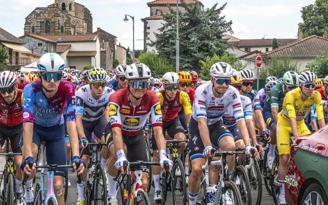 Tour de France Ennezat 14 juillet 2025