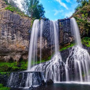 photographie de la cascade de la Beaume en Haute-Loire