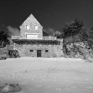 photographie la maison qui sourit, quelque part en Bretagne.