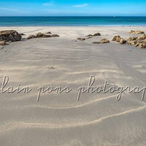 photographie une plage et ses rochers pointe de Trévignon.