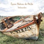 Affiche vintage Epave Bateau de Pêche Trébeurden