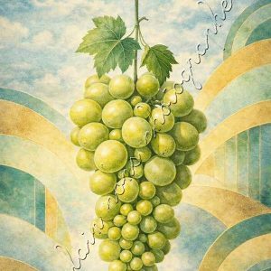 affiche vintage la grappe de raisins